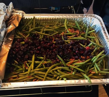 Roasted Almonds with Dried Cranberries Blue Lake Green Beans