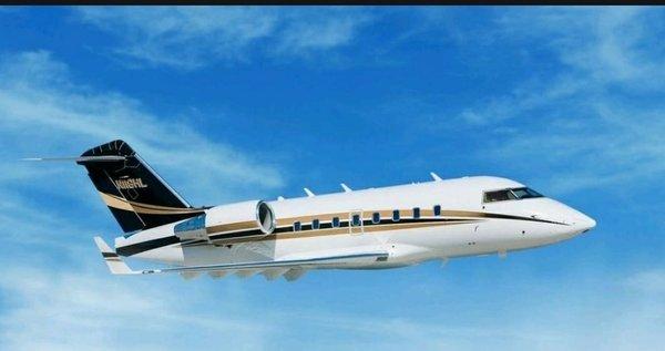 Charter this Challenger 601 with us.