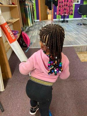 Kids Braids Ponytail