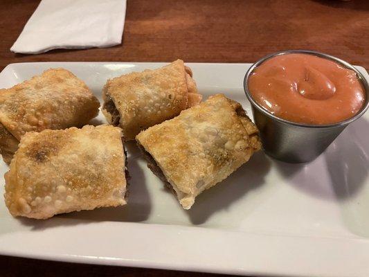 Cheesesteak Egg Rolls