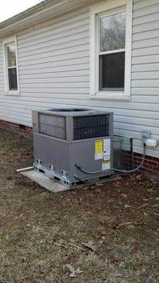 Carrier packaged heat pump replacement