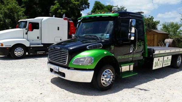 Another tow truck..no job is ever to big or too small