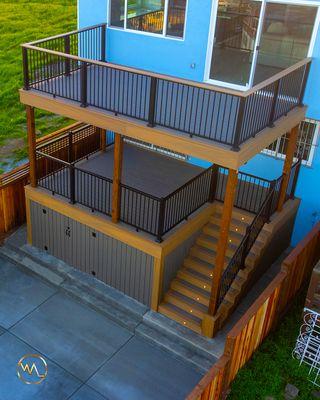 TimberTech Deck and Railling build in San Francisco.