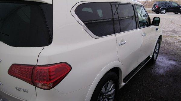 Infiniti qx80 full detail inside and out