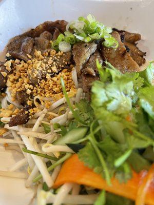 Pork vermicelli bowl