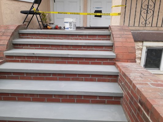 completely uniform stairs the way a job is supposed to look.