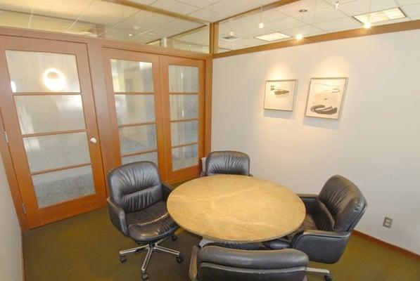 Two of three conference rooms