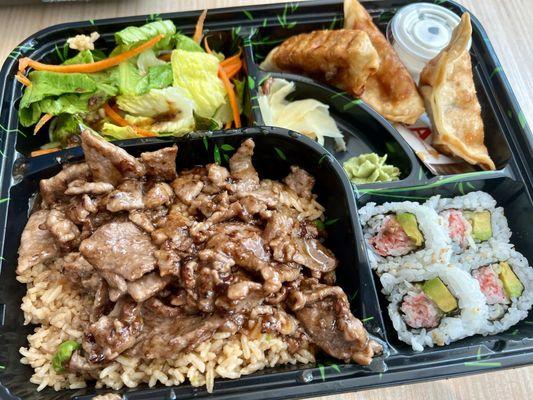 Beef bento box