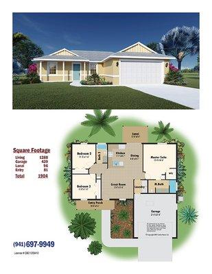 OUTFIEDHomes.com new affordable homes below $200K including home-site call 941-276-0468