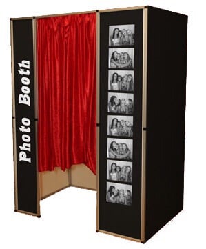 We now offer photo booths for $150 per hour.