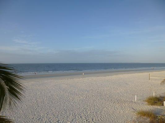 View of the morning beach from the Edison Hotel