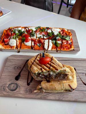 Margherira Flatbread and Panini