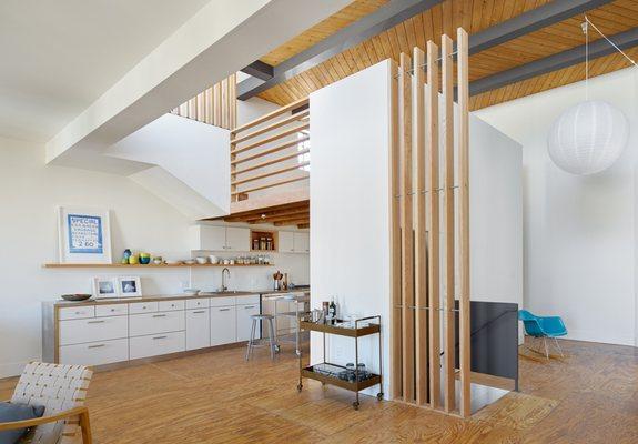 Modern Loft Style Kitchen And Interior Space