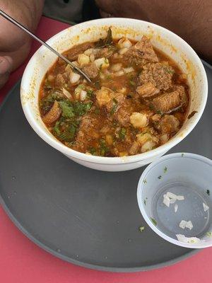 Menudo, husband loved it so much he got another one.