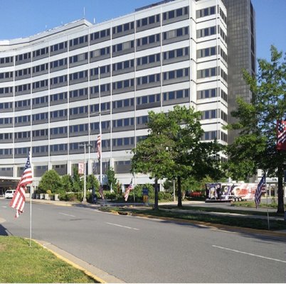 Approaching the front entrance