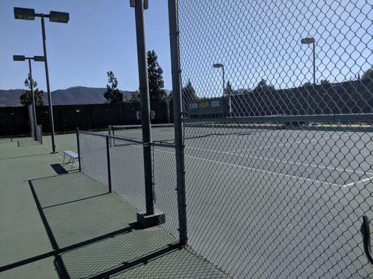 Tennis courts