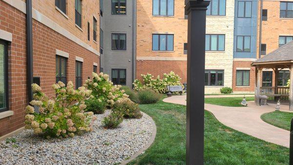 Calming courtyard