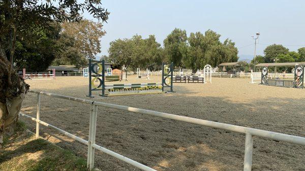 Jumping arena