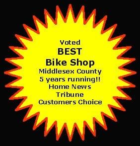 Voted BEST BIKE SHOP - 5 years running!