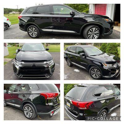 Mitsubishi Outlander in for a wash and wax