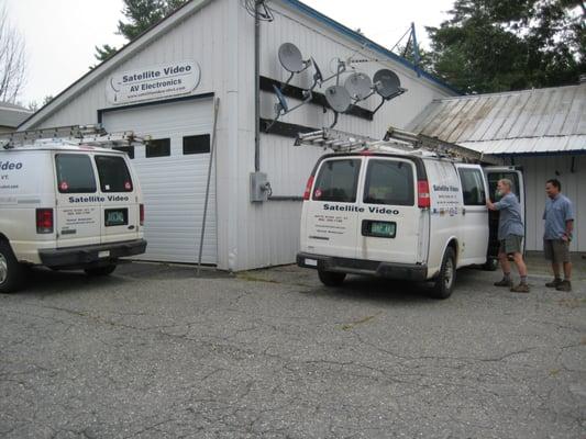 Service vans ready to go !