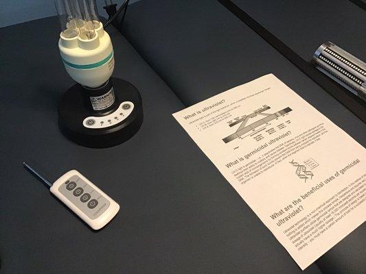 UV-C sterilization between every patient