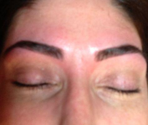 Eyebrow waxing