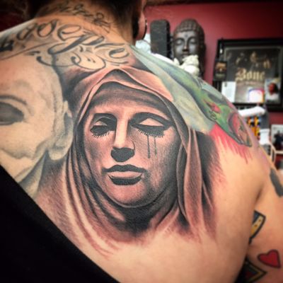 Virgin Mary done by Chris Fonda