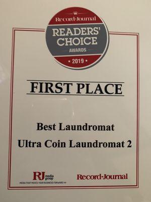 Voted #1 laundromat in central Connecticut!!!!!