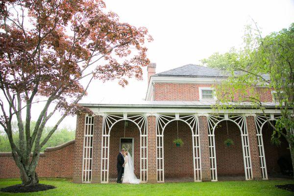 The back of the estate facing the Susquehanna River