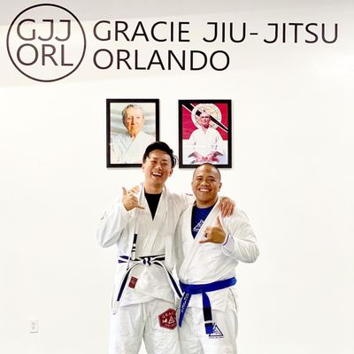 James celebrating my belt promotion!