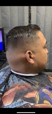 Fade with gentlemen finish