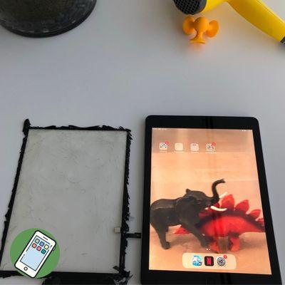 iPad digitizer replacement.