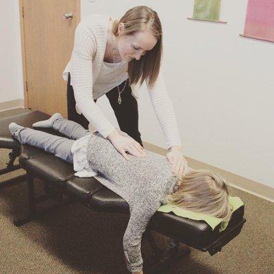 Dr. Jennifer specializes in chiropractic care for children!