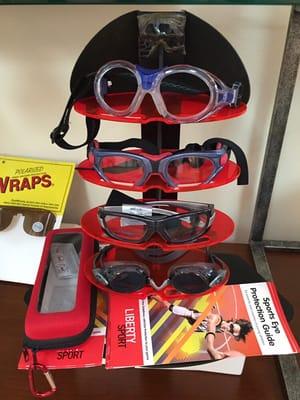 Sports eye protection