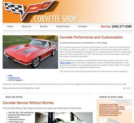 http://www.corvetteshopsandiego.com