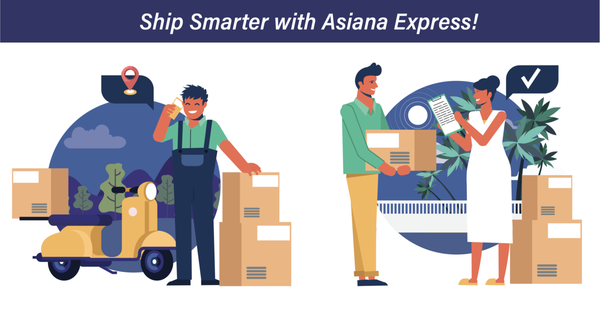 Asiana Express Poster ( Ship Smarter )