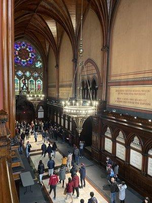 Transept of Memorial Hall (Sanders Theatre)