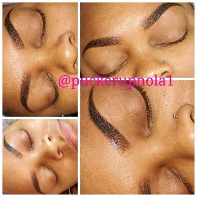 Brow Shaping/Microshading