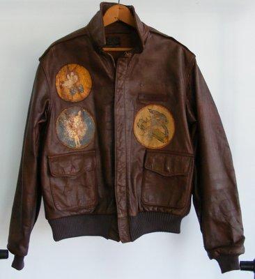 Restored leather jacket