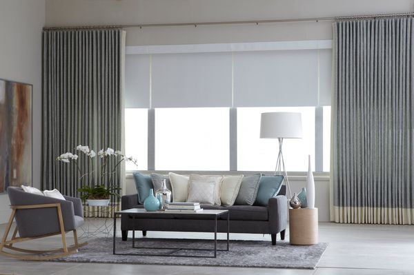 Layer your roller shades!