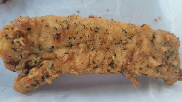 Awesome herb breading on the cod