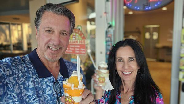 ROSARIO S. CASSATA AT JERIMIAH'S ITALIAN ICE IN NAPLES, FLORIDA.