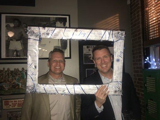 President Tim Parrish and Chief Investment Officer Jeremy Loftin. Christmas Dinner party