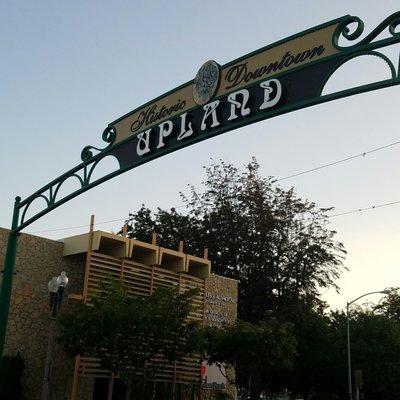 Not located in downtown historical Upland