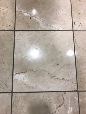 Before - Grout Cleaning