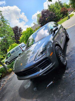 2020 Porsche Cayenne Ceramic Coating in upper Arlington Ohio: https://lionheartdetailing.com/ceramic-coating/