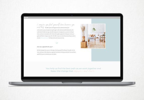 Sarah Rosney website design