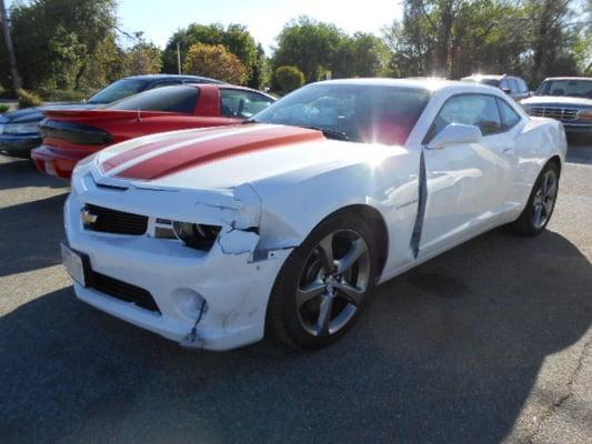 Camaro Before, Gold Star Auto Body