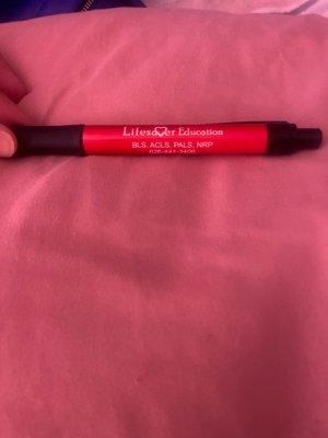 Lifesaver education pen